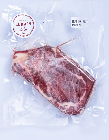 USDA Ribeye Butter-Aged Steak 1 kg (1" per cut, 3 slices)